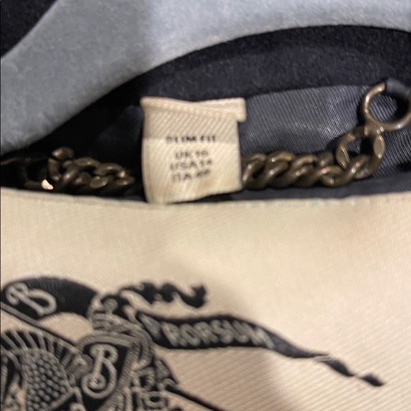 Burberry Black Double-Breasted Blazer size 14 slim fit used 5 times - Picture 9 of 14